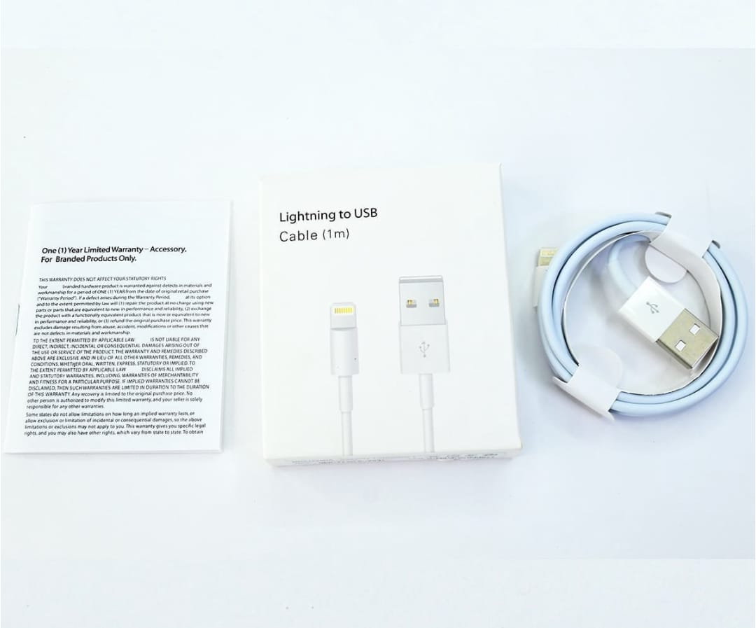 Apple MFi Certified Lightning to USB Cable 1M | iPhone iPad Charger Cord | Fast Charging Data Cable