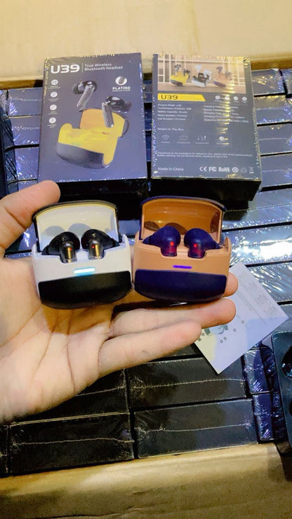U39 True Wireless Earbuds | Plated Stem Design  | Deep Bass Sound