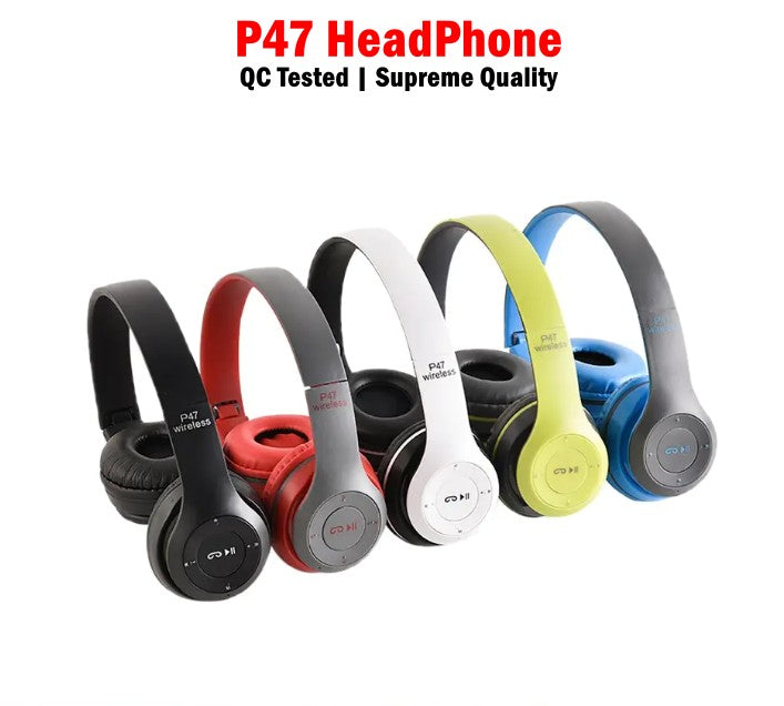 P47 Wireless Bluetooth Headphones – Premium Sound Quality