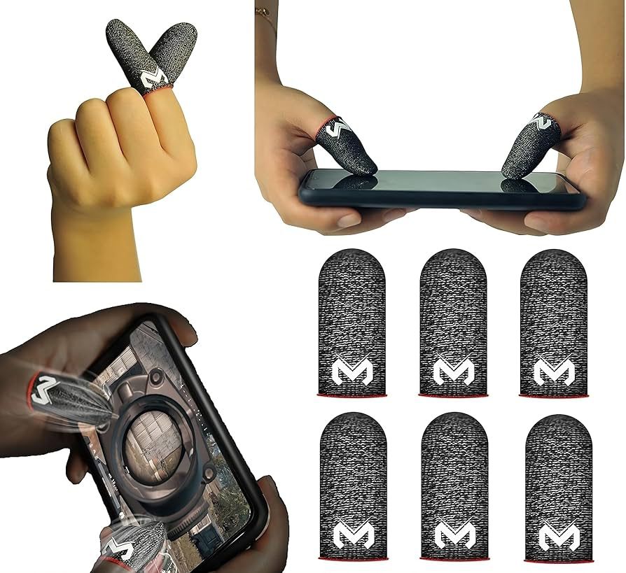 Memmo Gaming Thumb Sleeves - Precision Grip for Mobile Gamers