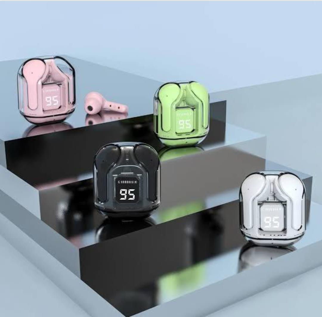 Air31 TWS Wireless Earbuds | LED Display Case | Bluetooth 5.3 | Pink Green Black White